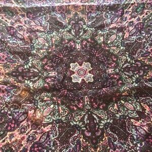 30% silk/70% viscous sheer large scarf/ made in PRC